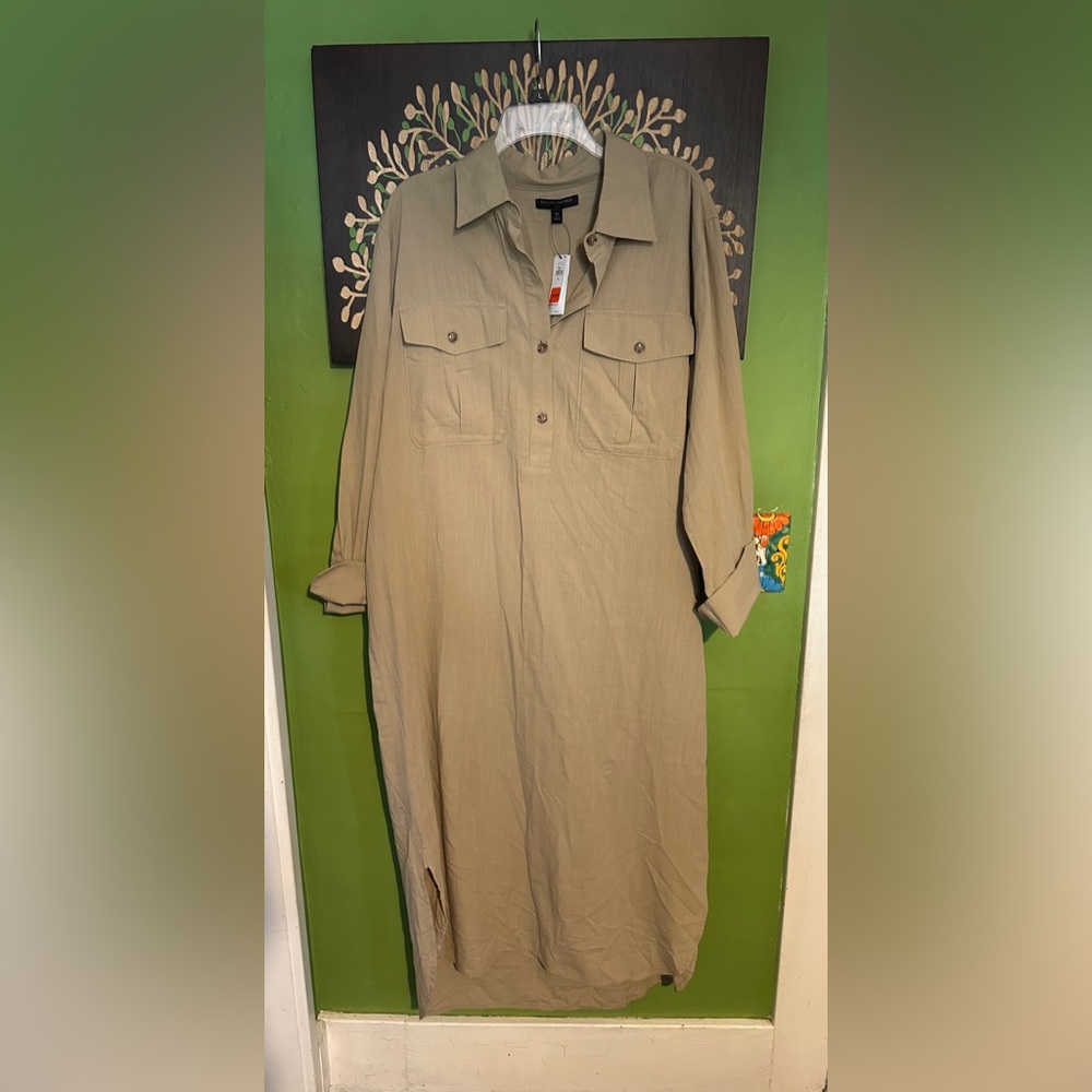 Banana Republic extra-large linen dress